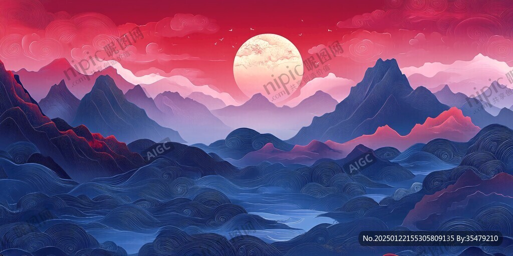 山海插畫