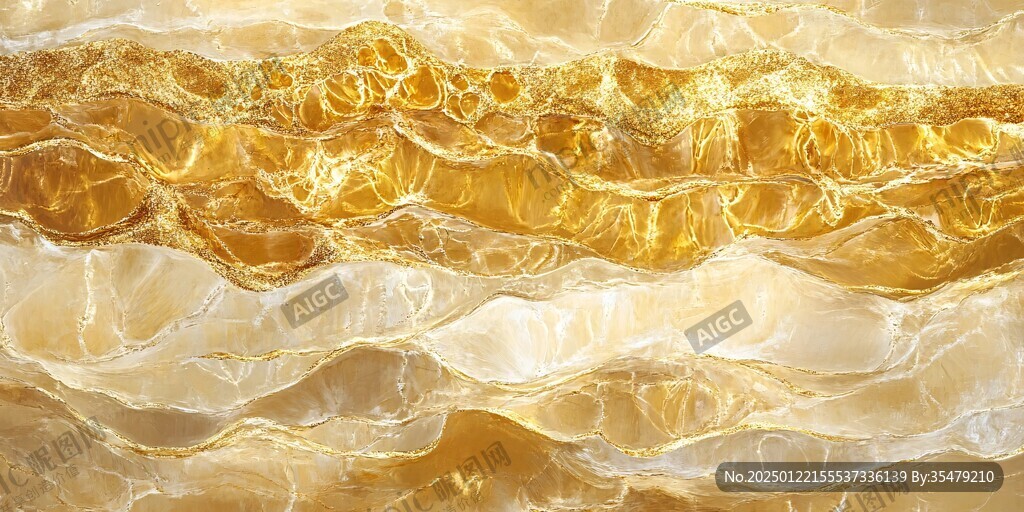 金色山脈3d立體山脈