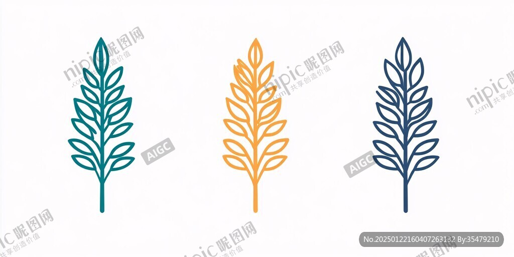 麥穗小人標(biāo)志