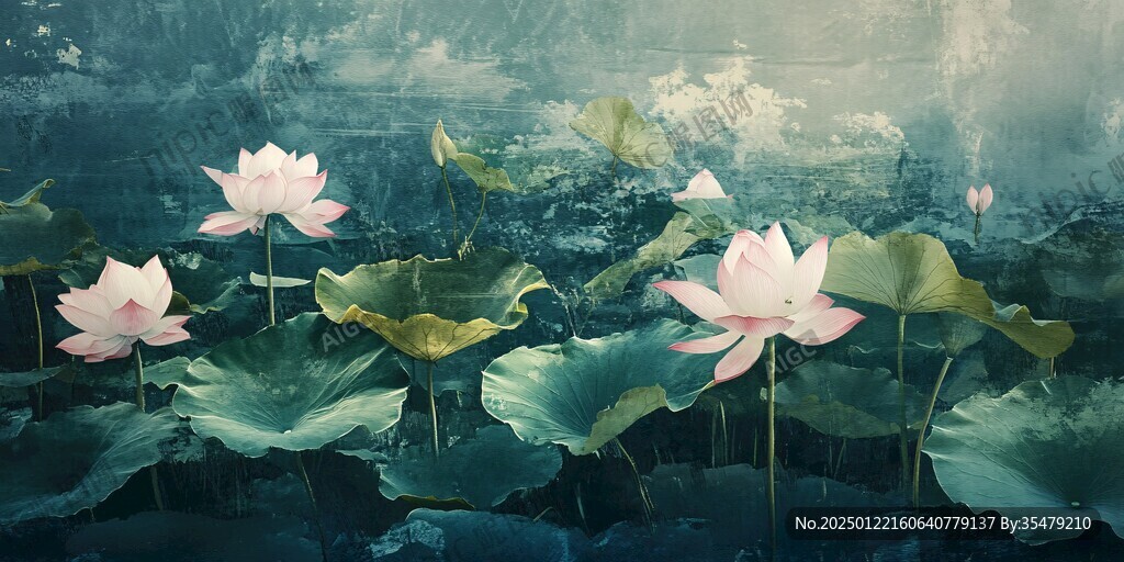 藝術(shù)荷花