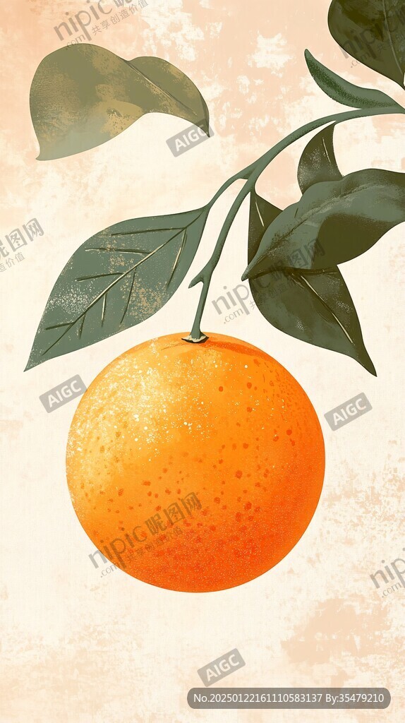 砂糖橘插畫