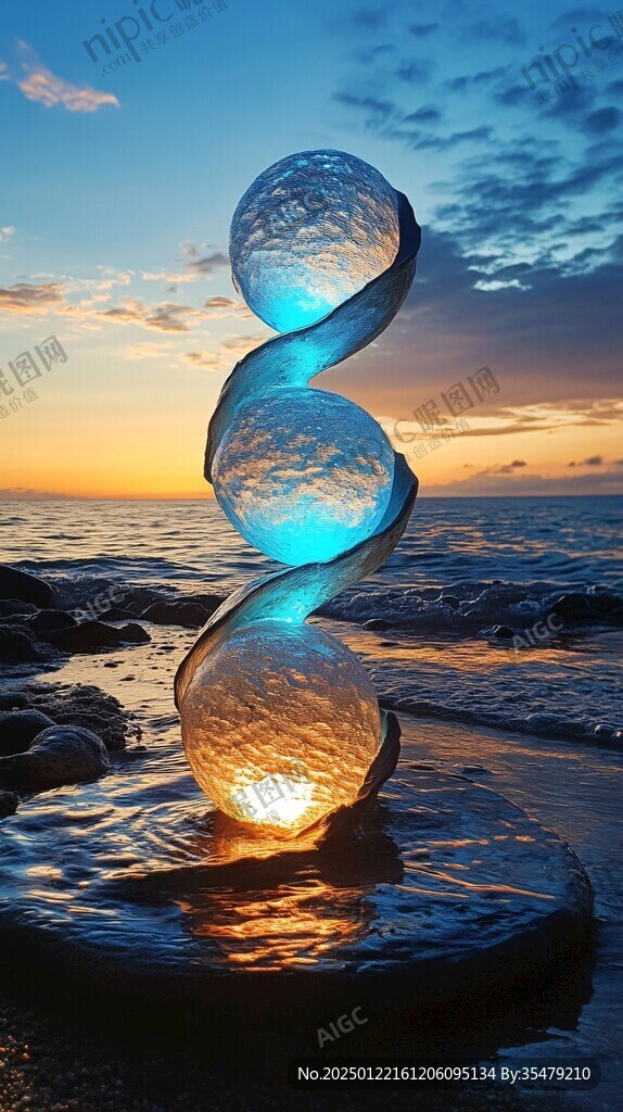海邊裝置藝術