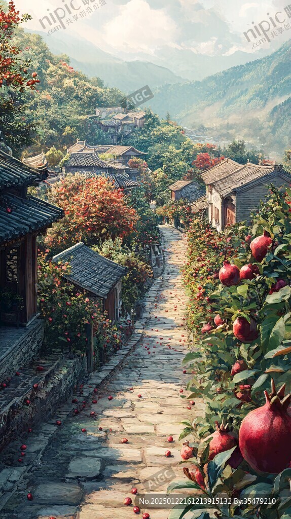 豐收節(jié)秋天石榴