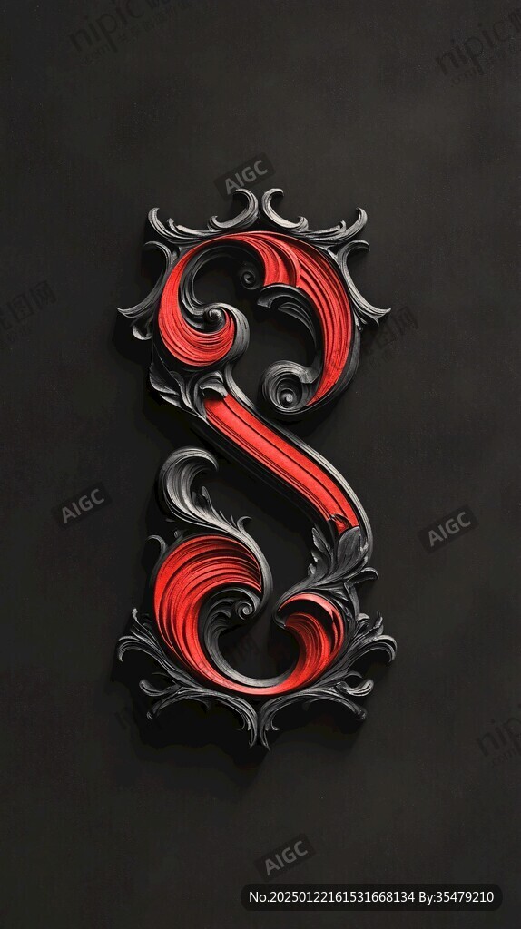 創(chuàng)意立體質(zhì)感數(shù)字2