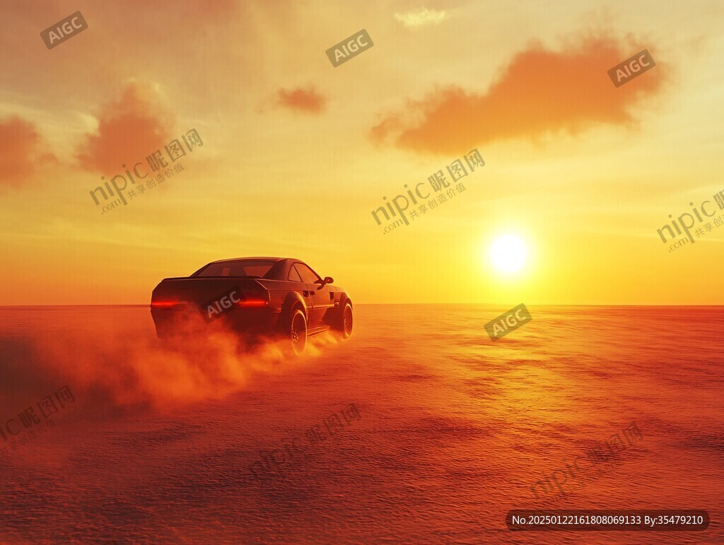 海邊跑車