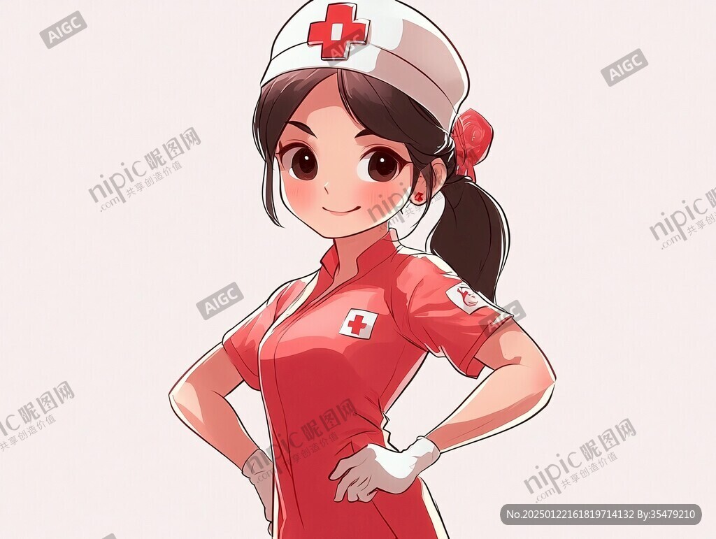 q版護士形象