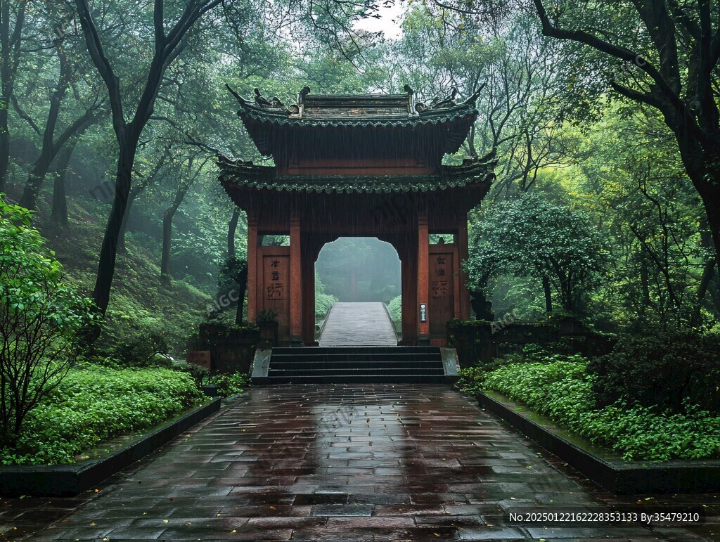 蒙頂山門