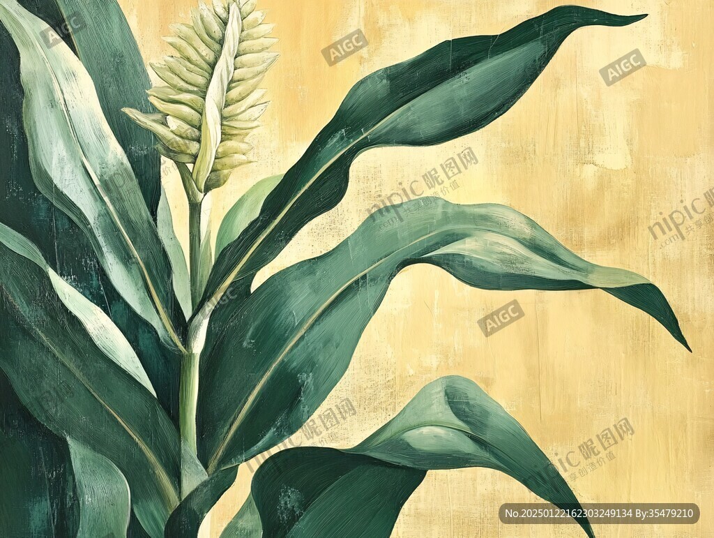谷穗插畫