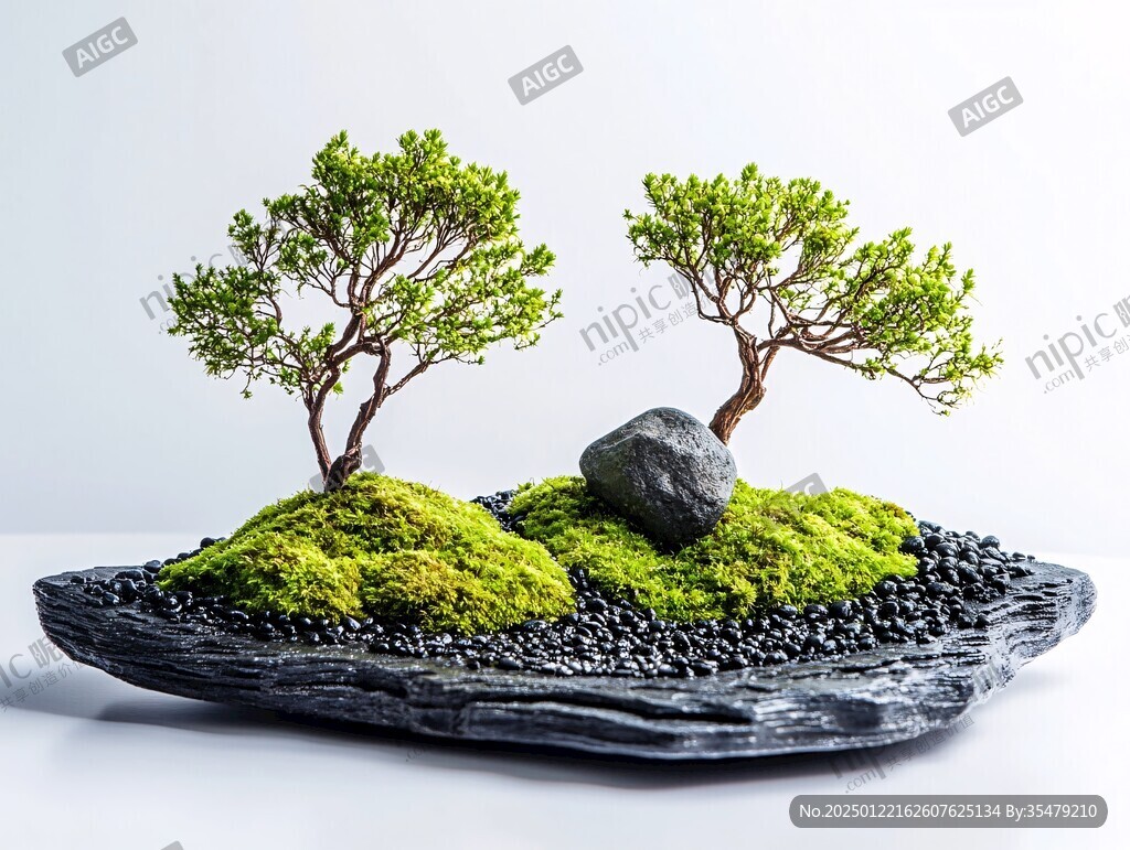 枯山水?dāng)[件