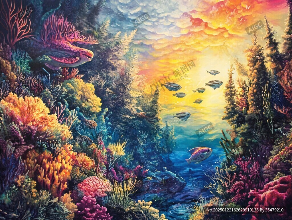 立體畫海底立體畫