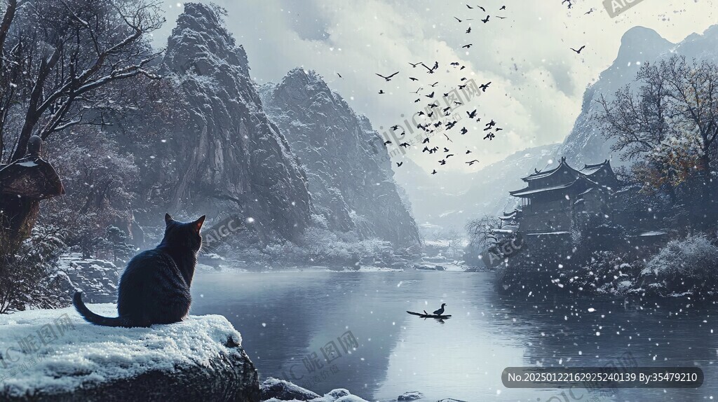 意境風(fēng)景插畫