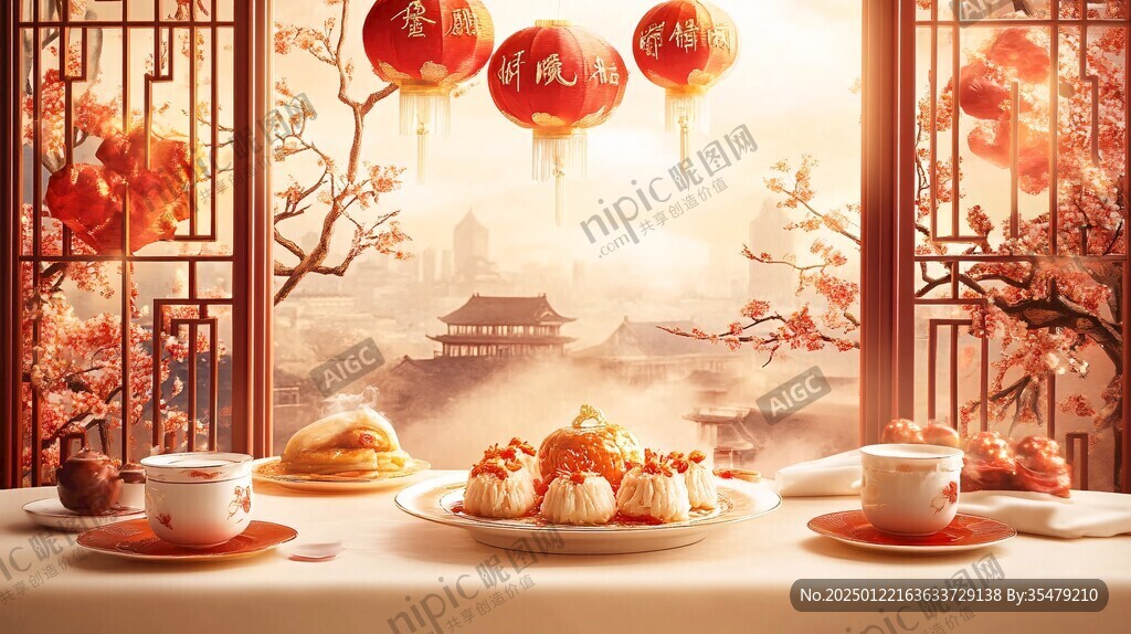 喜慶氛圍渲染