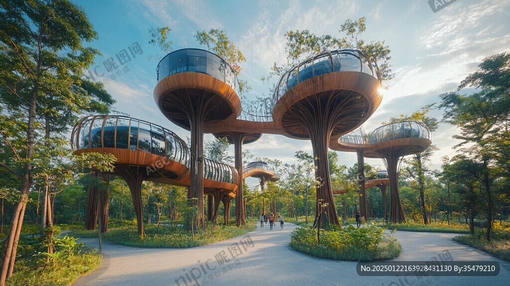 懸浮森林式建筑