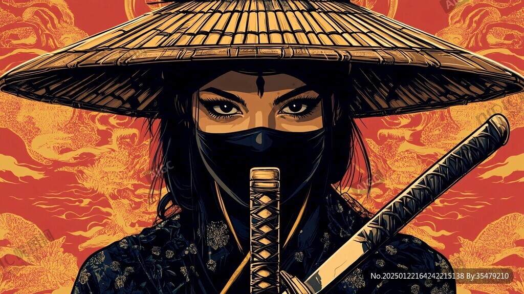 武士插畫(huà)