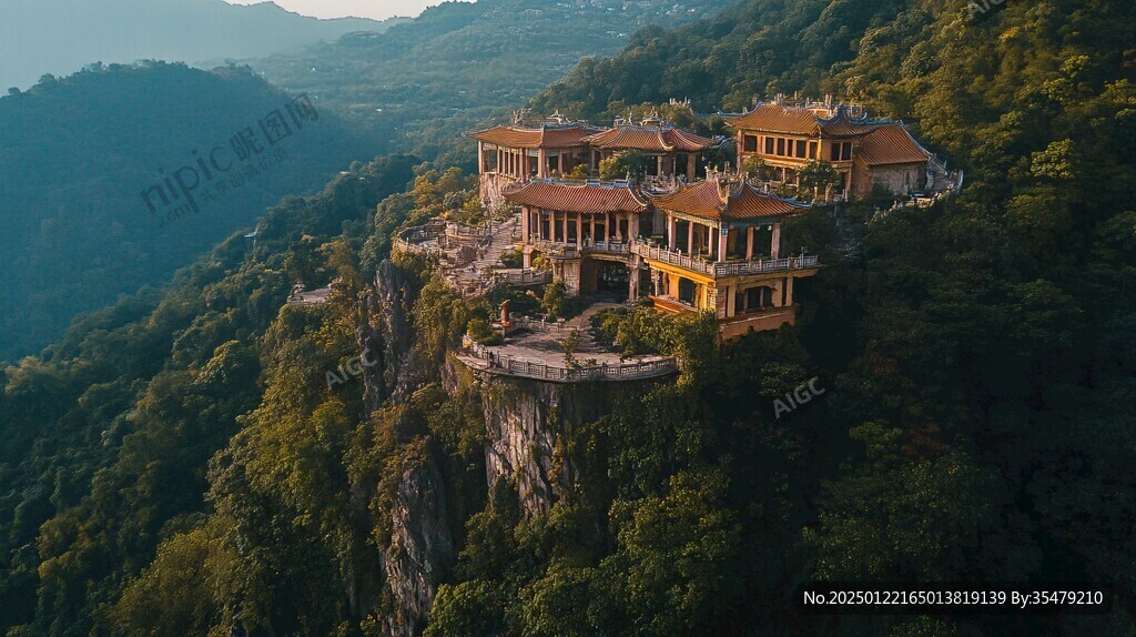 航拍仙海禪院