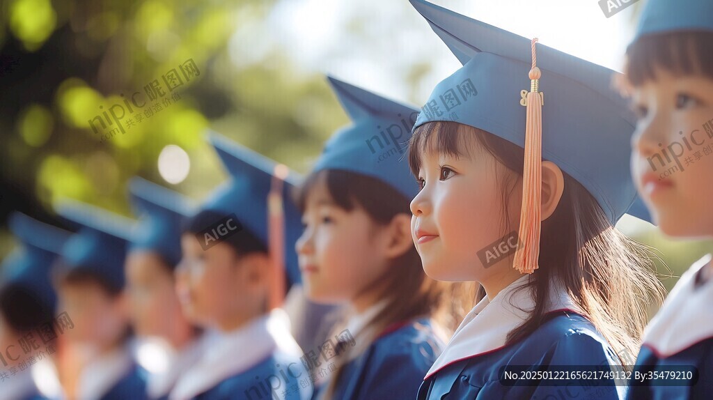 幼兒園畢業(yè)典禮拍照