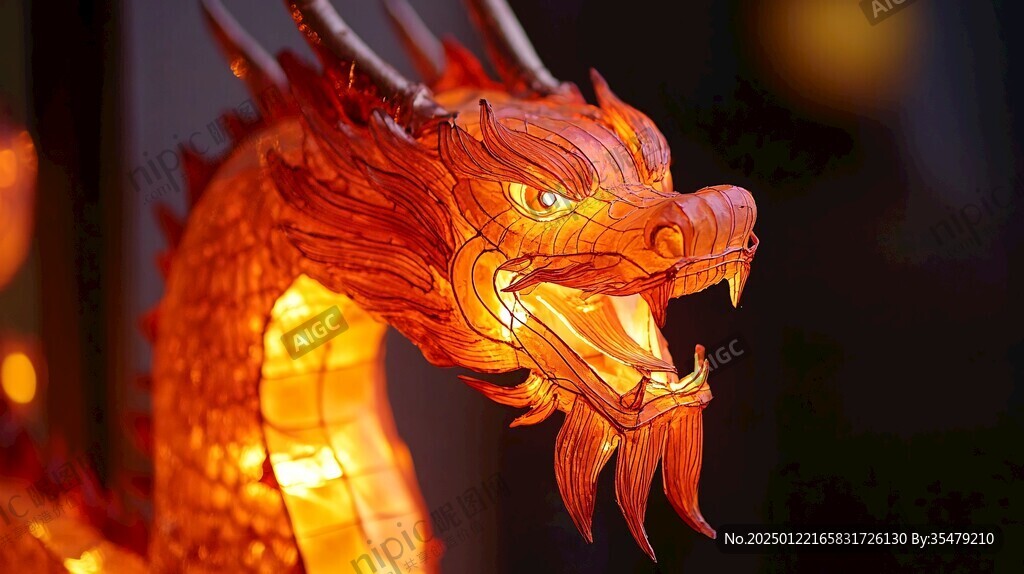 糖畫龍