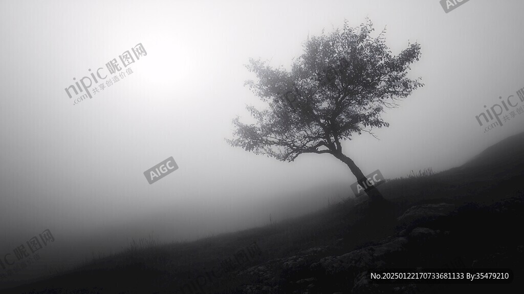 大霧枯樹(shù)