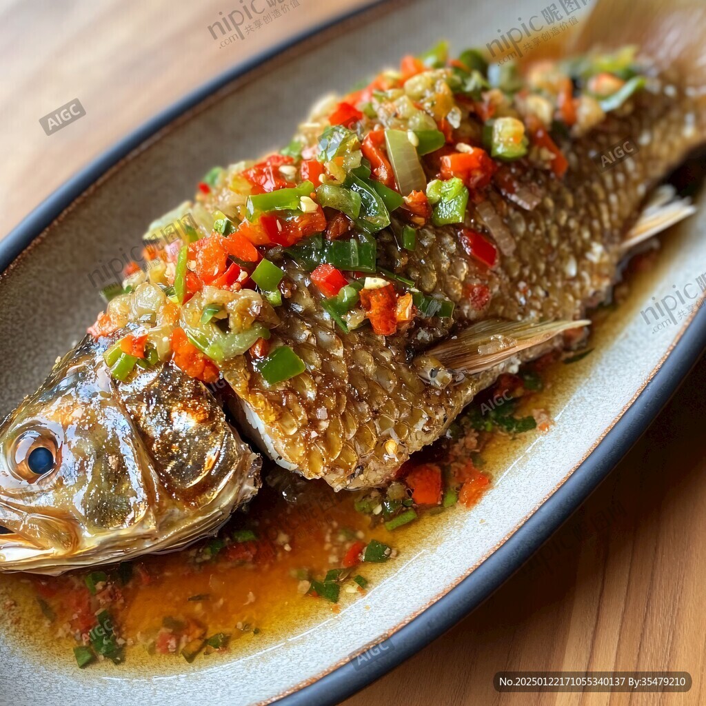 蒜茸鯽魚