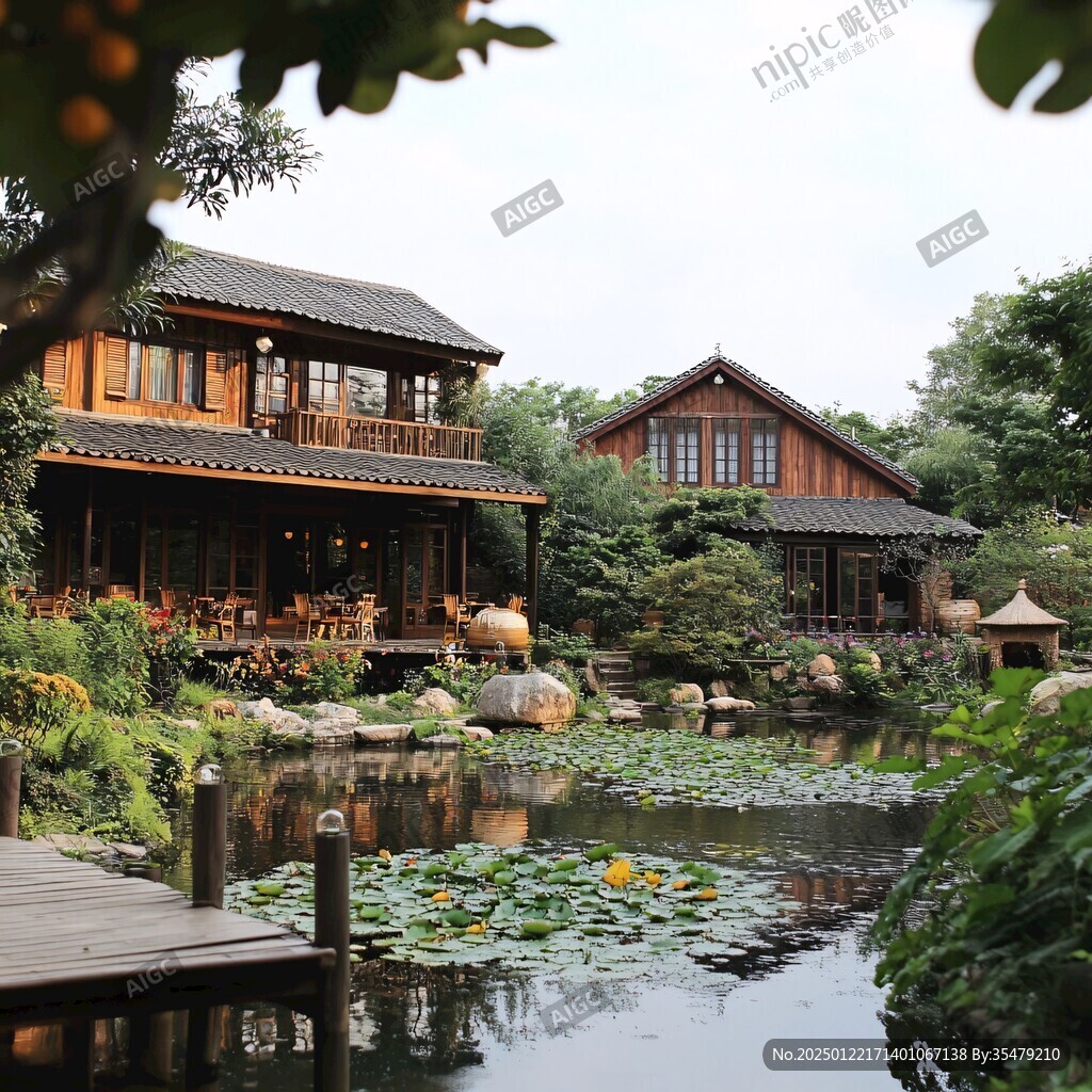 拈花灣民宿建筑