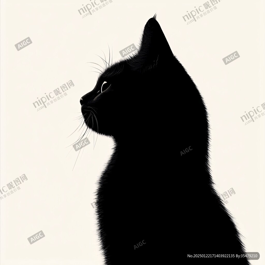 黑貓素材