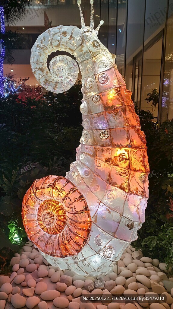 蝸牛雕塑裝飾