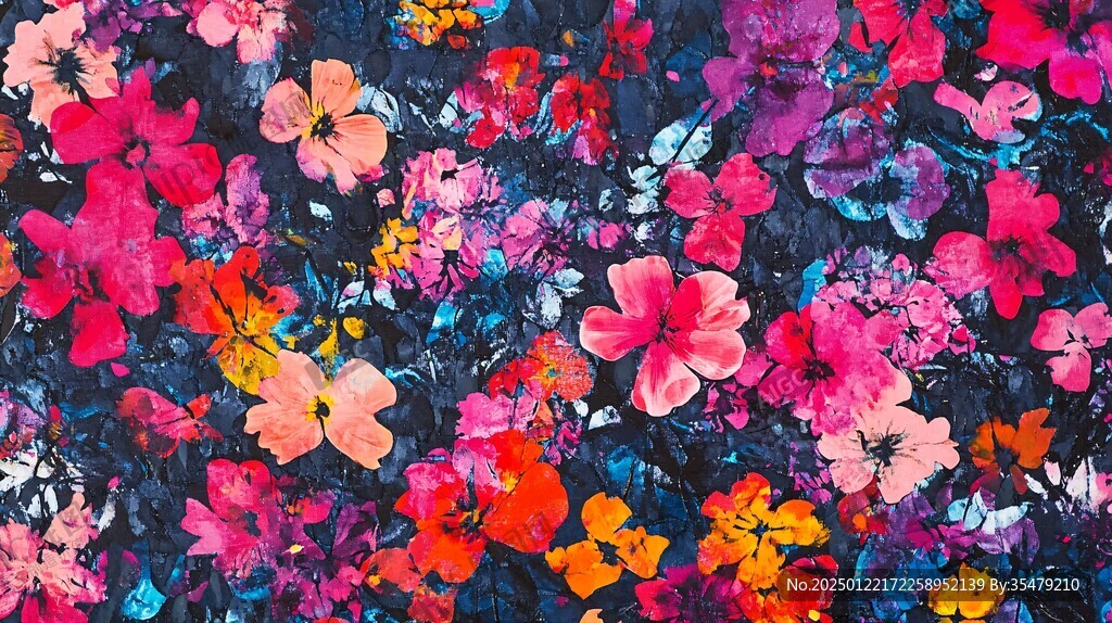 油畫花瓣