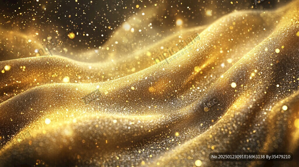 金色夢幻背景