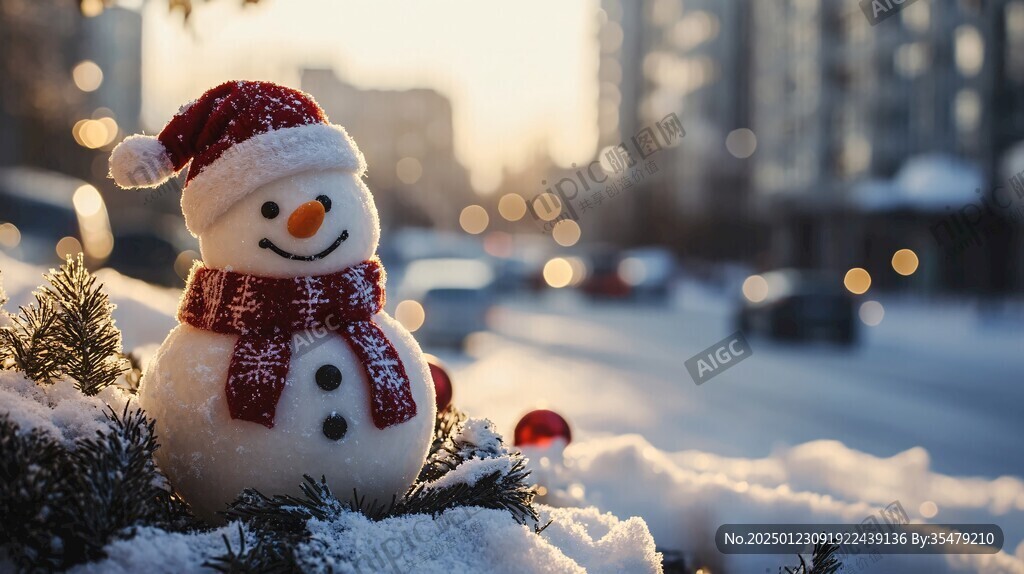 戶外小雪人