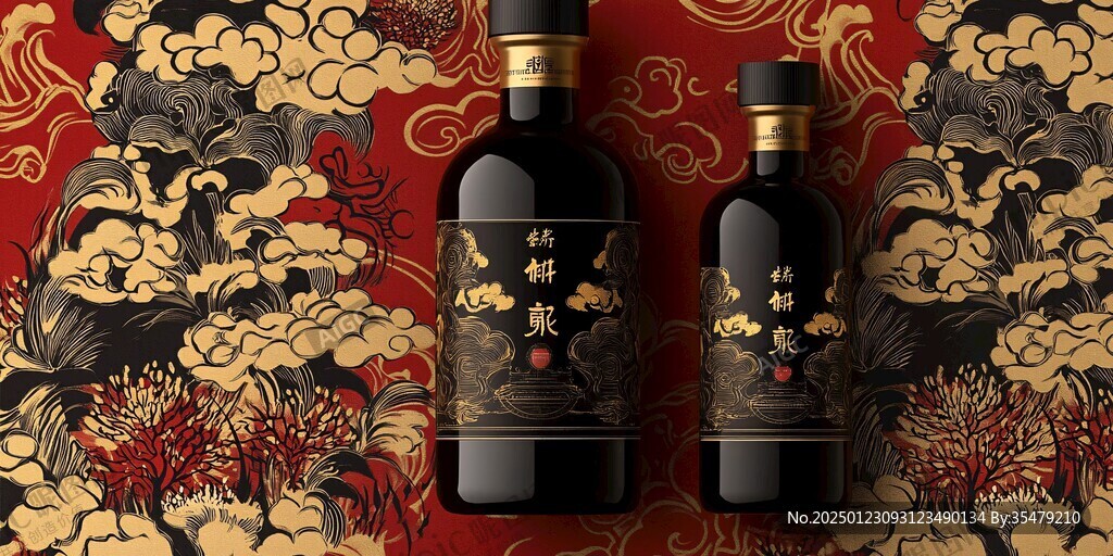 醬油包裝插畫(huà)
