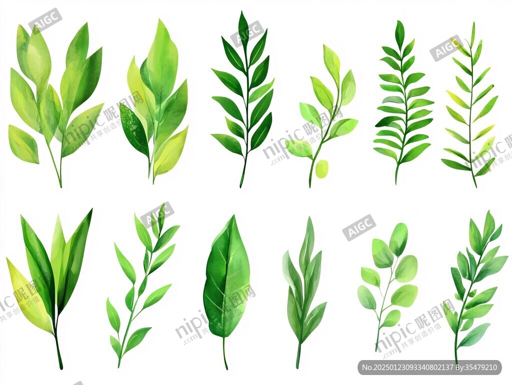 植物樹葉素材