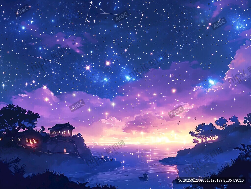 唯美星雨