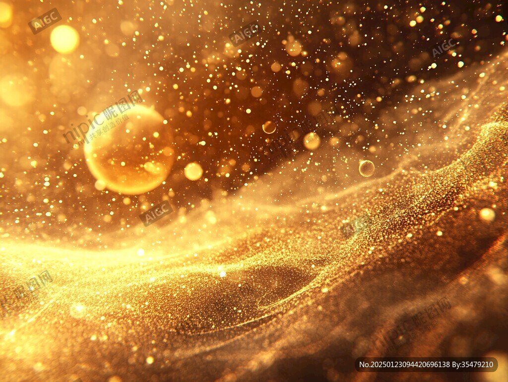 金色夢幻背景
