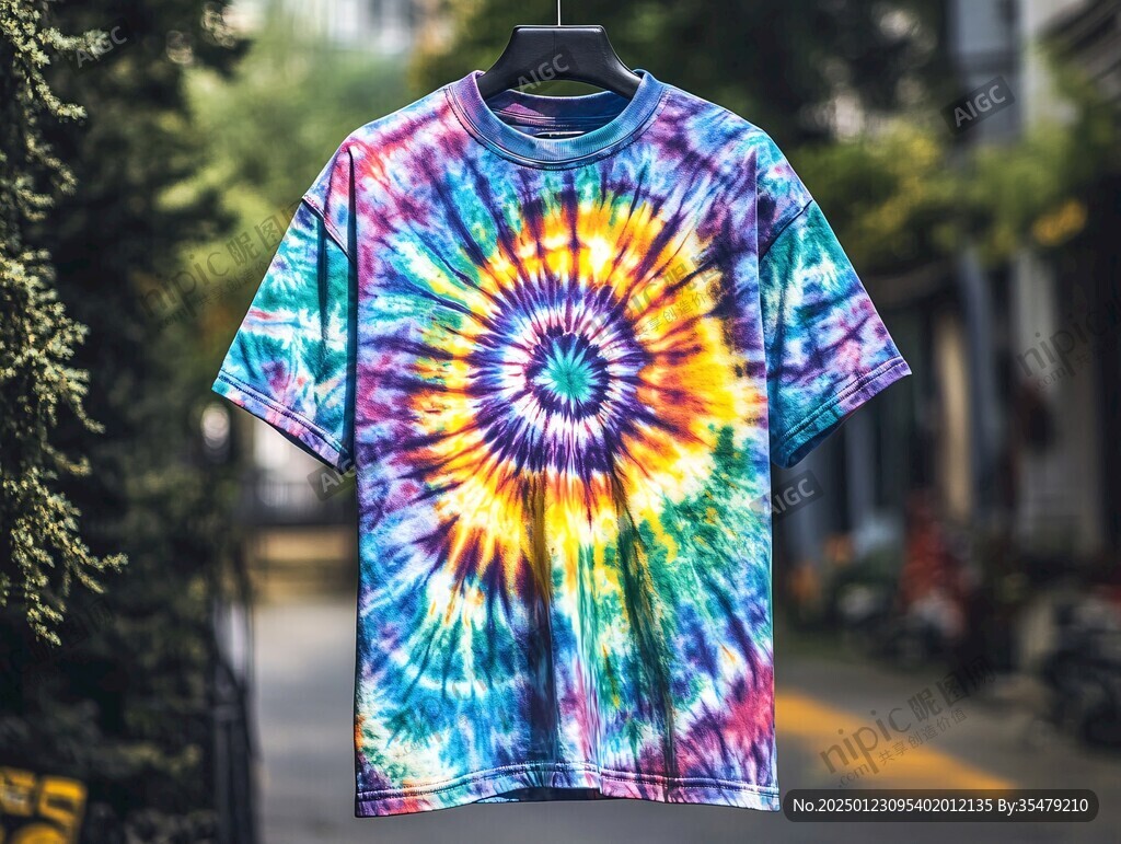 扎染服裝印花