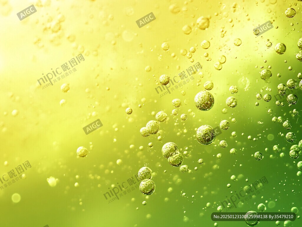 綠色水珠壁紙