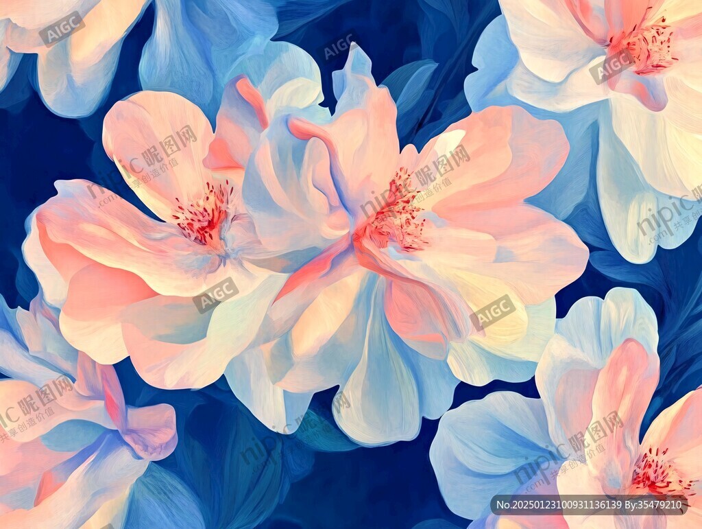 輕奢裝飾畫花朵