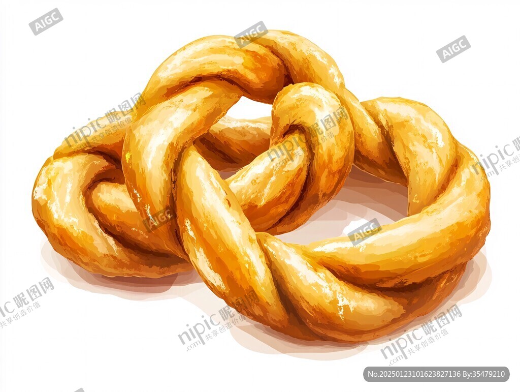 麻花插畫