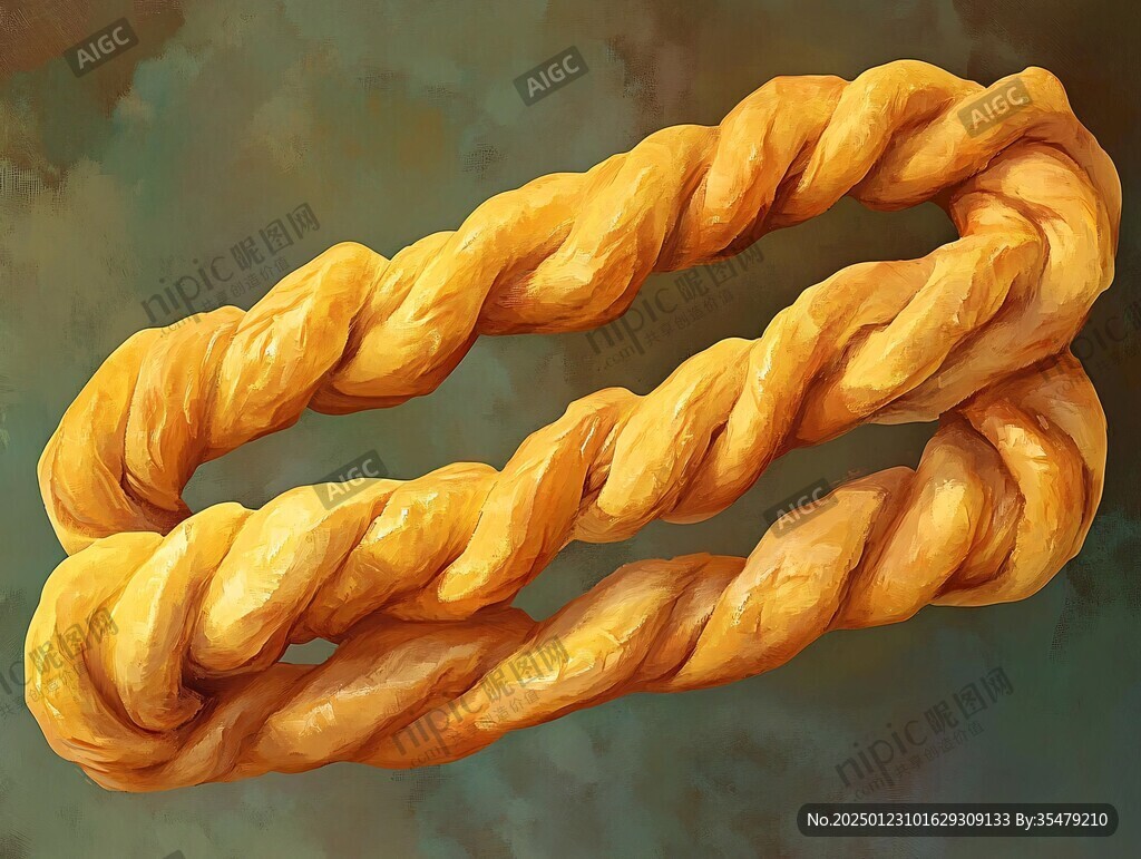 麻花插畫
