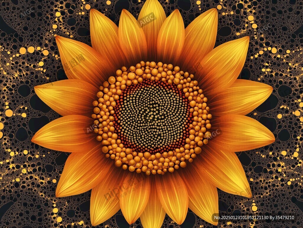 3d太陽花序列圖