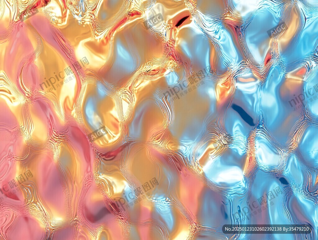 肌理彩色流體背景