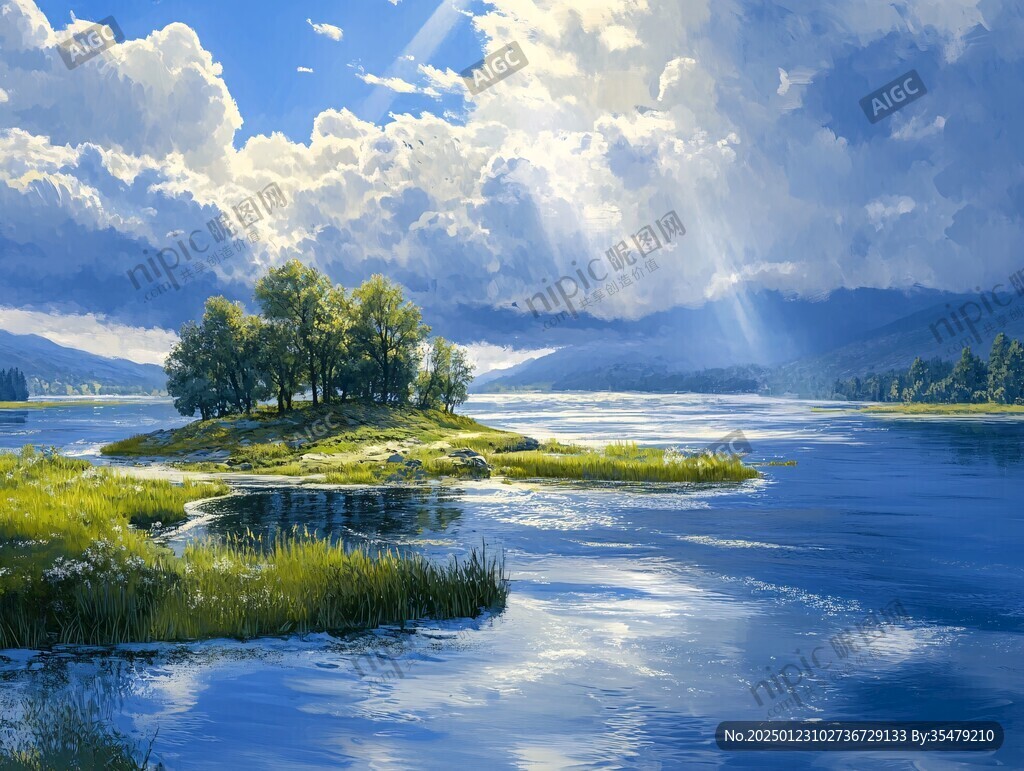 寬屏風(fēng)景畫