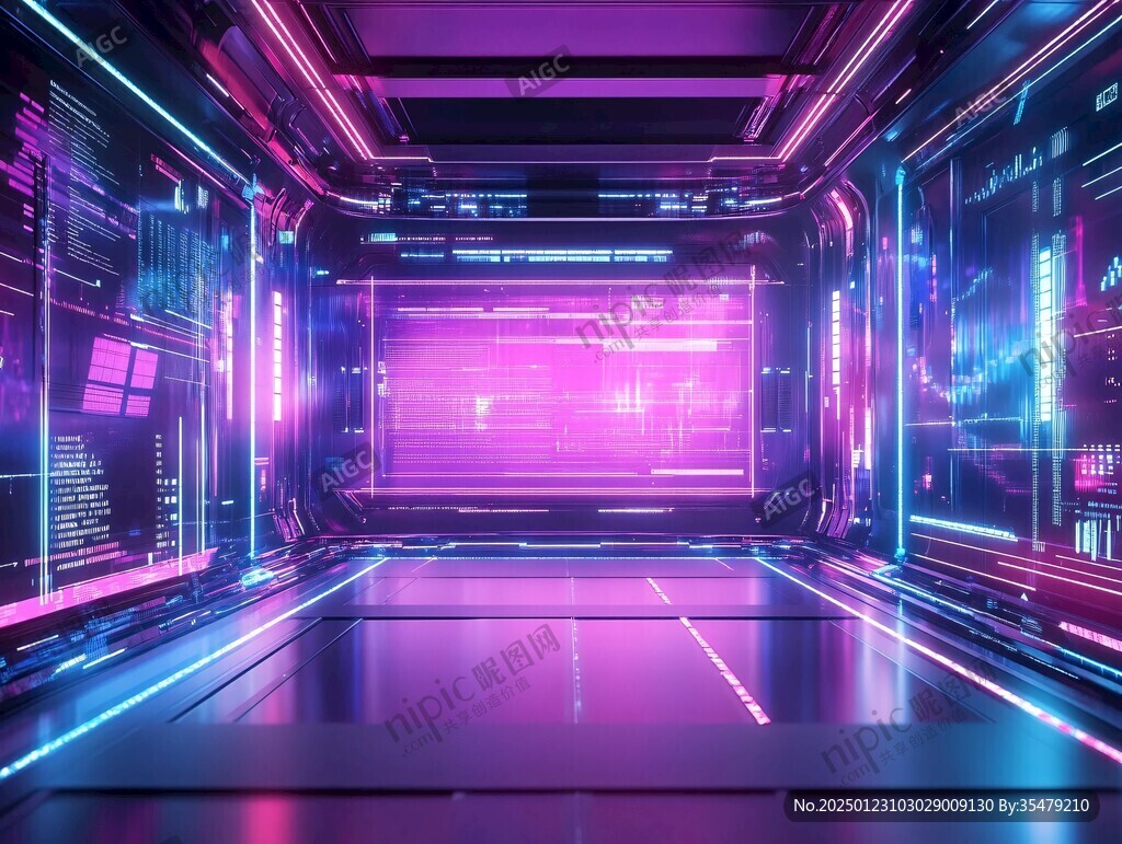 元宇宙科技背景素材