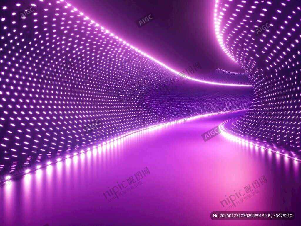 燈光隧道特效
