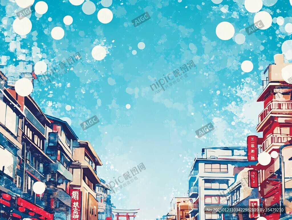 年貨大街年貨背景