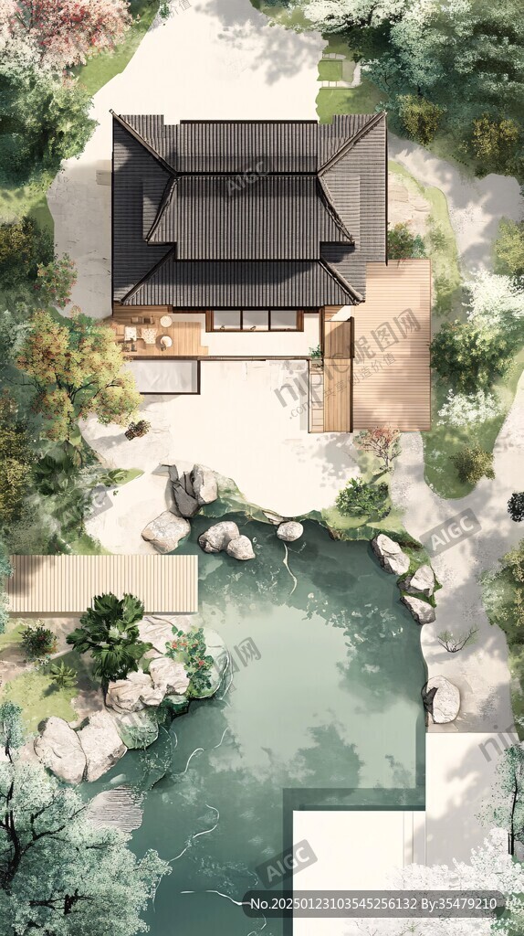 小庭院鳥瞰
