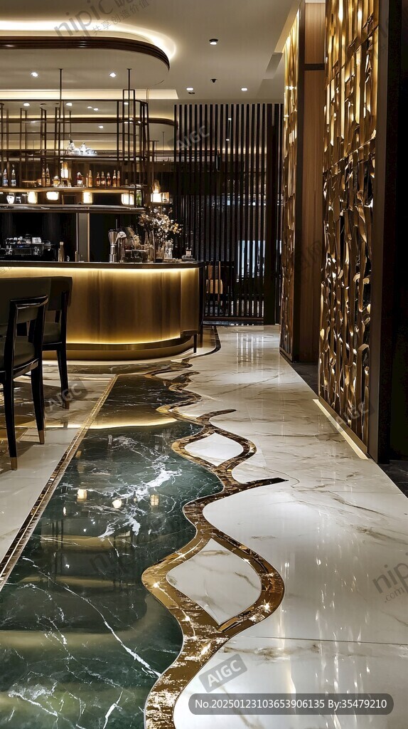五星酒店酒吧服務區