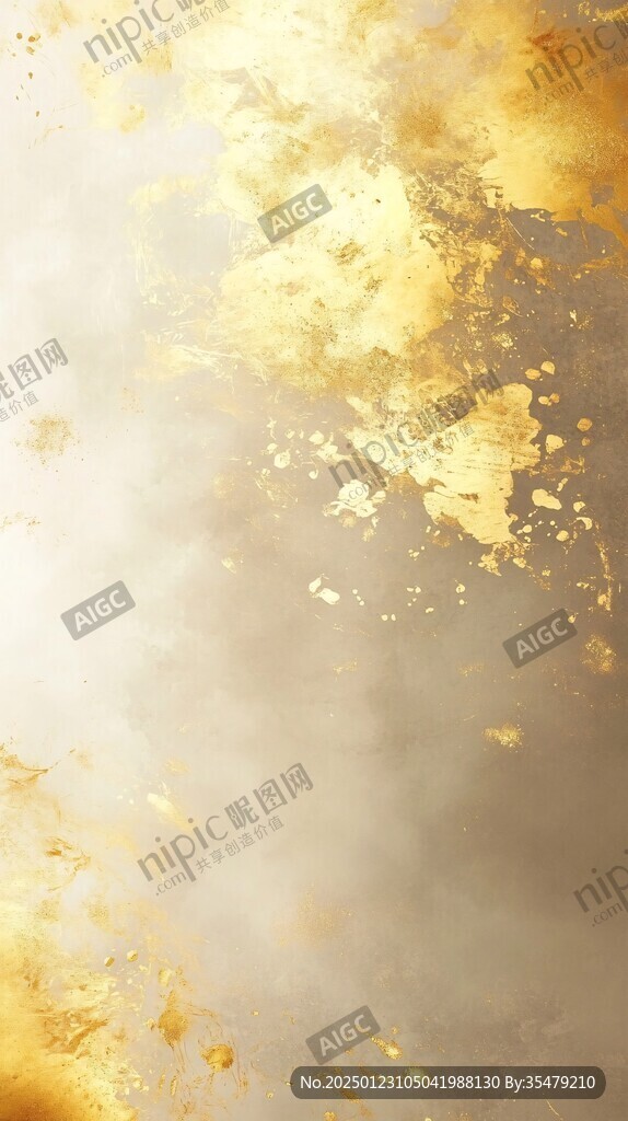 墨韻唯美金色