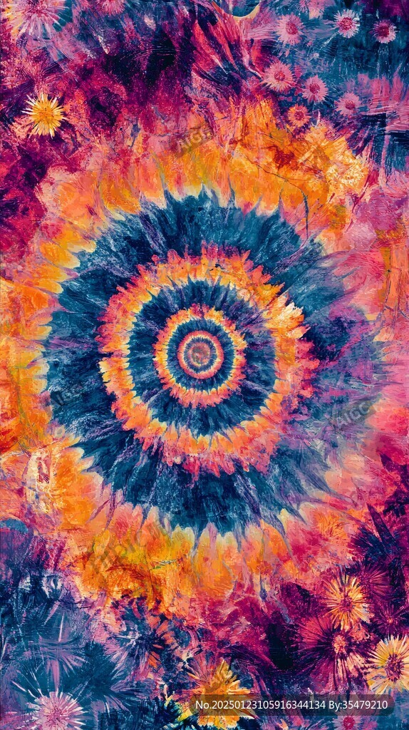 幻彩抽象花