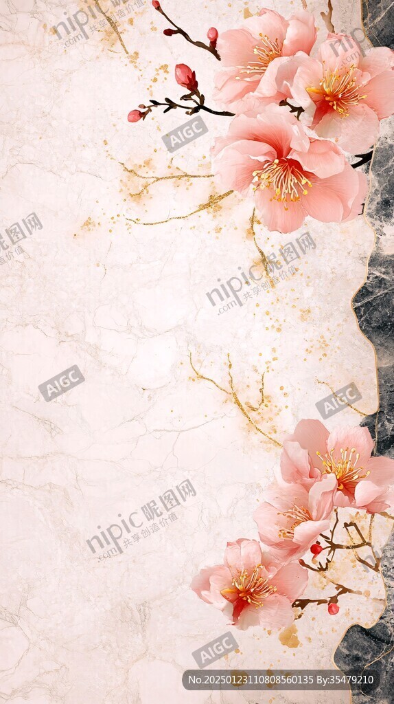 古風古典復古梅花背景
