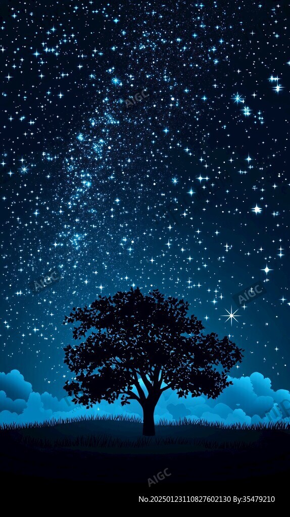 創(chuàng)意夜晚星點流星